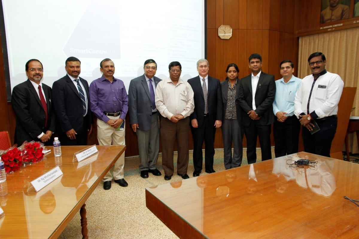 SmartCentre Launch at SIMA, Coimbatore on 24th Sept 2015. Representatives from Campus Management, NSDC, SIMA, Texpeneure and TSC 